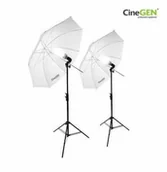 Inne akcesoria studyjne - CineGEN Domowe studio fotograficzne Home&Studio 2x85W CGHS-001 - miniaturka - grafika 1