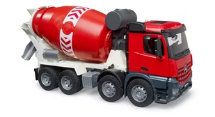 Bruder, Mercedes Benz Arocs Betoniarka czerwona, BR-03655 - Samochody i pojazdy dla dzieci - miniaturka - grafika 1