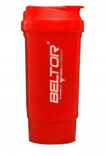 Shaker Beltor I can and i will czerwony 500ml B1202 - Shakery i bidony sportowe - miniaturka - grafika 1
