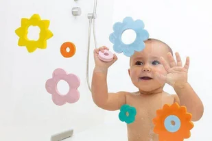 Quut, puzzle piankowe Quutopia Kwiaty - Zabawki do kąpieli - miniaturka - grafika 1