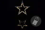 Oświetlenie świąteczne - Nexos Gwiazda dekoracyjna świąteczna 20 LED ciepła biel - miniaturka - grafika 1
