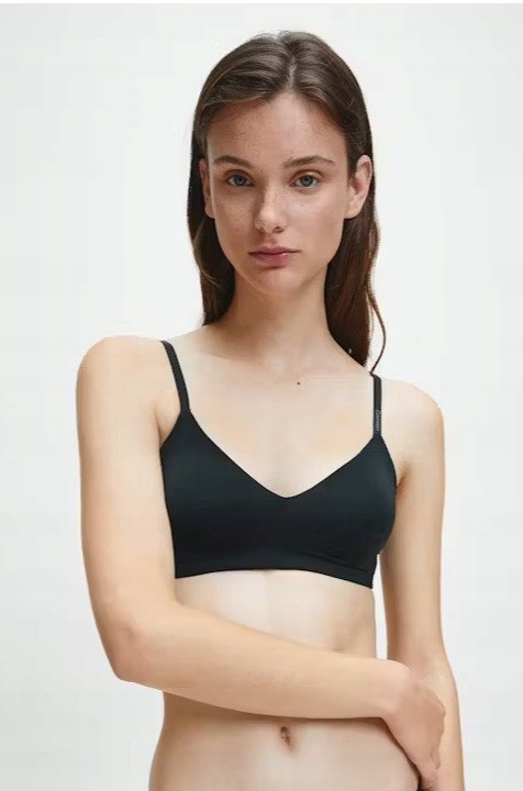 CALVIN KLEIN DAMSKI BIUSTONOSZ CZARNY Z LOGO ZAPINANY 70B 2A5F3_D* 70B 2_5