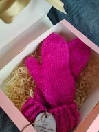 Rękawiczki - Rękawiczki z jednym palcem WOOLLY PINK - miniaturka - grafika 1