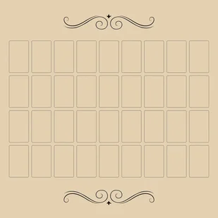 Obrus Lenormand Wielka Tablica - akcesoria - Ezoteryka - miniaturka - grafika 1