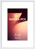 Ramki na zdjęcia - Ramka 15x21 (A5) PCV biała (RA19) - miniaturka - grafika 1