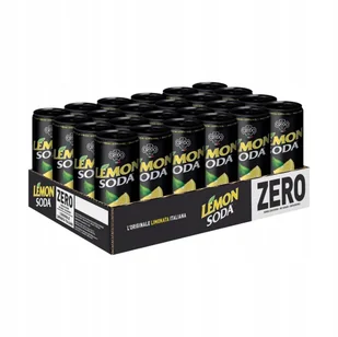 Lemon Soda Zero 24x330ml - Napoje gazowane - miniaturka - grafika 1