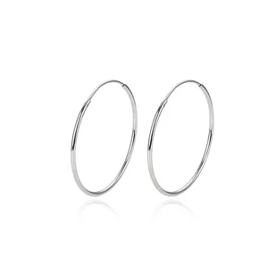Kolczyki Srebro 925 Koła Kółka 14 mm - Kolczyki - miniaturka - grafika 1