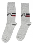 Skarpetki męskie - EMPORIO ARMANI ORYGINALNE SKARPETKI MĘSKIE 2-PACK - miniaturka - grafika 1