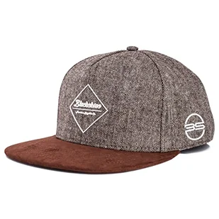 Blackskies Czapka Snapback czapka z daszkiem, czarna, brązowa, szara, uniseks, jakość premium, Baal, jeden rozmiar - Czapki damskie - miniaturka - grafika 1