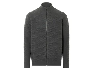 LIVERGY® Sweter męski dzianinowy (S (44/46), Ciemnoszary) - Swetry męskie - miniaturka - grafika 1