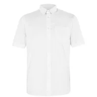 Koszule męskie - Biała koszula z krótkim rękawem Pierre Cardin, Rozmiar 4XL - miniaturka - grafika 1