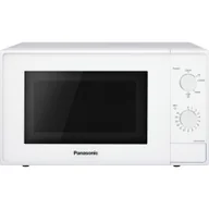 AGD OUTLET - Panasonic NN-E20JWM kuchenka mikrofalowa (20l, 800W, 5 ustawień mocy, obsługa za pomocą 2 pokręteł, szklany talerz obrotowy 255mm), biała - miniaturka - grafika 1