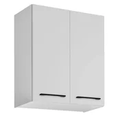 Szafki kuchenne - Szafka kuchenna wisząca Frida 60 cm kolor biały/grafitowy matowy - miniaturka - grafika 1