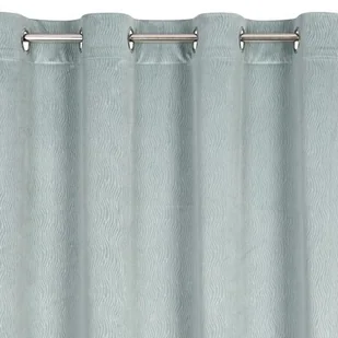 Euro Firany Zasłona Velvet Lili 140 x 250 Przelotka Niebieski 1222395 - Zasłony - miniaturka - grafika 1