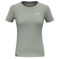Koszulki i topy damskie - Salewa Eagle Minilogo Merino T-Shirt damski, zielony, XXS - miniaturka - grafika 1