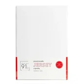 Prześcieradła - Eurofirany B.B. CHOCZYŃSCY SPÓŁKA JAWNA Prześcieradło z Gumką Jersey D91 220x200 w.30 Biel 1218654 - miniaturka - grafika 1