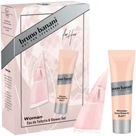 Zestawy perfum damskich - Bruno Banani Woman Zestaw woda perfumowana 30 ml + żel pod prysznic 50 ml - miniaturka - grafika 1