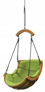 4iQ Fotel Alpha Wiszący Łuk Zielony bujak ogrodowy - Fotele ogrodowe wiszące - miniaturka - grafika 1