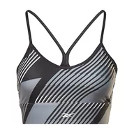 Biustonosze - Reebok Damski biustonosz sportowy, czarny, XL - miniaturka - grafika 1