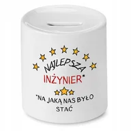 Skarbonki - Dla Kuriera Skarbonka na Urodziny na Prezent` z Nadrukiem ze Zdjęciem + Opakowanie na prezent (wzór 03) - miniaturka - grafika 1