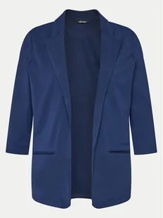 Olsen Marynarka 11201589 Granatowy Regular Fit - Marynarki i żakiety damskie - miniaturka - grafika 1