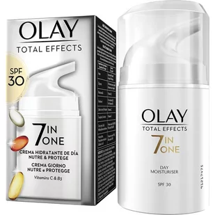 Przeciwzmarszczkowy krem na dzień Olay Total Effects 7 en 1 Anti-Ageing Day Cream SPF30 50 ml (8001090675118) - Kremy do twarzy - miniaturka - grafika 1