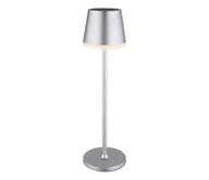 Lampy ogrodowe - Globo 36637SM - LED Oświetlenie solarne LED/0,6W/3V 3000K IP44 matowy chrom - miniaturka - grafika 1