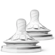 Butelki dla niemowląt - Philips Avent Natural smoczek SCF041/27 0 m+ 2 sztuki - miniaturka - grafika 1