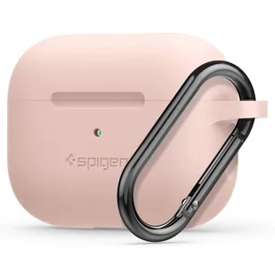 Apple Spigen Etui Spigen Silicone AirPods Pro, różowe 8809685623977 - Akcesoria do słuchawek - miniaturka - grafika 3