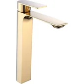 Baterie umywalkowe - Mexen Alexa bateria umywalkowa wysoka złota - 71210-50 - miniaturka - grafika 1