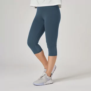 Legginsy krótkie fitness damskie Nyamba 520 Slim - Spodnie sportowe damskie - miniaturka - grafika 1