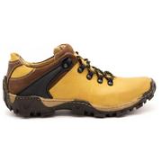 Buty trekkingowe męskie - Męskie buty trekkingowe 116 żółte - Buty Olivier - miniaturka - grafika 1