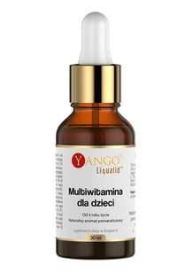 Yango - Multiwitamina dla dzieci — 30 ml - Witaminy i minerały - miniaturka - grafika 1