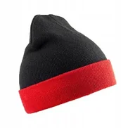 Czapki damskie - Czapka zimowa Recycled Compass Czarny/Czerwony r. U - miniaturka - grafika 1