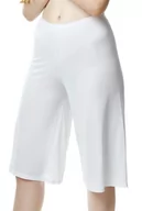 Bielizna nocna - Klasyczne Półhalkospodnie Damskie Tamara Biały 50 - miniaturka - grafika 1