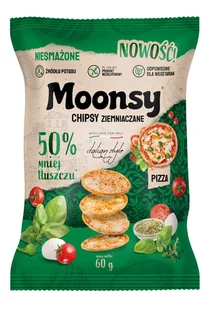 Moonsy Chipsy ziemniaczane o smaku pizzy 60 g - Chipsy - miniaturka - grafika 1