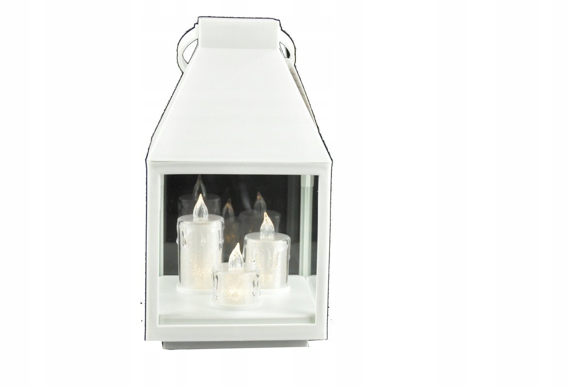 Lampion latarenka biała led