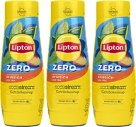 Syropy i koncentraty owocowe - 3x Syrop do SodaStream Lipton Ice Tea Brzoskwinia Zero 440ml - miniaturka - grafika 1
