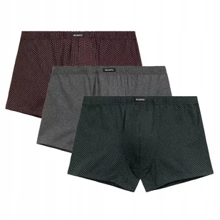 BOKSERKI MĘSKIE bawełniane dopasowane 3-pack 3MH-048 Atlantic *M - Majtki męskie - miniaturka - grafika 1