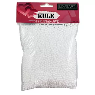 Kulki styropianowe Loveart kule bombki 4-6mm - Prace ręczne dla dzieci - miniaturka - grafika 1
