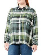 Bluzki damskie - s.Oliver damska bluzka z długim rękawem, zielona, 34, zielony, 34 - miniaturka - grafika 1