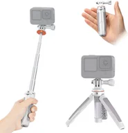 Selfie stick - Kamera sportowa K&F CONCEPT, wysuwany statyw selfie stick, stop aluminium, 32 cm / 12,6 cala maks. wysokość: 2 kg, przenośny, zamiennik do GoPro Hero 12/11/10/9, vlog, transmisja na żywo, nagrywanie wideo selfie - miniaturka - grafika 1