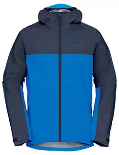 Kurtki męskie - Vaude Męska kurtka Moab Rain Jacket niebieski Niebieski (radiate blue) S 40848-946-Small - grafika 1