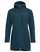 Płaszcze damskie - VAUDE Skomer Softshell Coat, zielony (kwarc), 38 - miniaturka - grafika 1