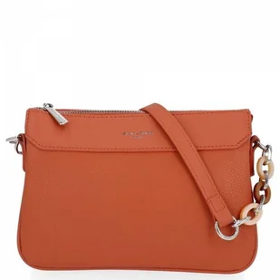 Torebka damska listonoszka David Jones Koralowa - Torebki damskie - miniaturka - grafika 1