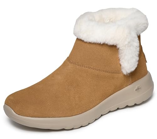 Skechers On-the-go Joy - Bundle Up klasyczne botki, Chestnut Suede, 39.5 EU
