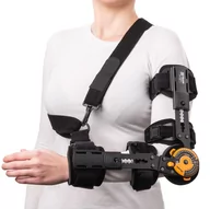 Ortezy, stabilizatory i opaski elastyczne - QMED QMED ELBOW RUSH Orteza stawu łokciowego prawa - miniaturka - grafika 1