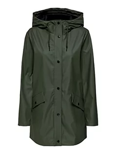 Kurtki damskie - ONLY Women's ONLELISA Raincoat OTW Rain Jacket, różowy, XS (2 sztuki) - grafika 1