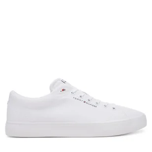 Tenisówki Tommy Hilfiger Th Hi Vulc Low Core Canvas FM0FM05396 Biały - Trampki męskie - miniaturka - grafika 1