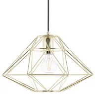 Lampy sufitowe - Beliani Lampa wisząca złota GUAM - miniaturka - grafika 1